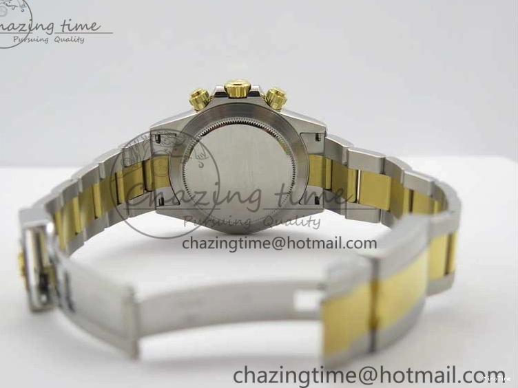 MiroTime 0420 Daytona 116503 SS YG Noob 1:1 Best Edition 904L SS Case and Bracelet White Dial SA4130 V WellDesigned 3176